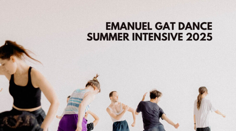 Emanuel Gat Dance Summer Intensive 2025