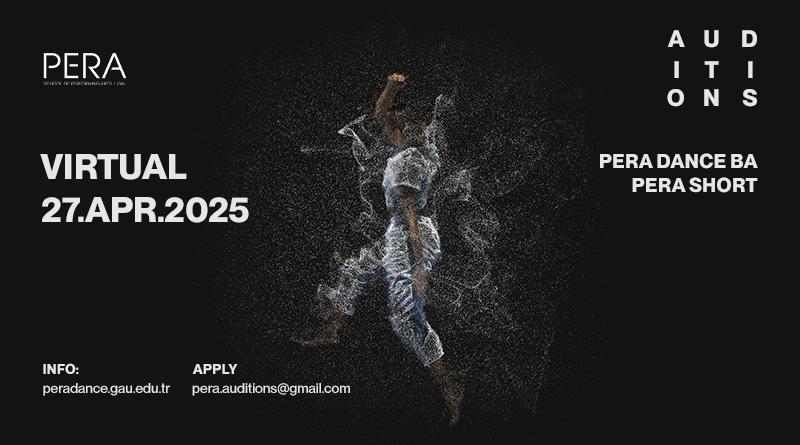 PERA - School of Performing Arts - GAU / PERA Dance B.A. & PERA Short Live Auditions