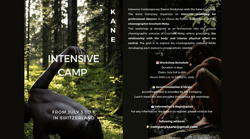 Contemporary Dance Intensive Workshop with Compagnie KANE