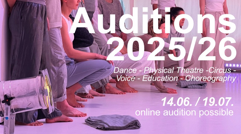SENECA INTENSIV - AUDITIONS - Dance + Circus + Physical Theatre + Voice + Dance Education + Choreography - 2025/26