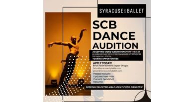 Syracuse City Ballet is Hiring Male-Identifying Dancers. Apprentice Contracts Available